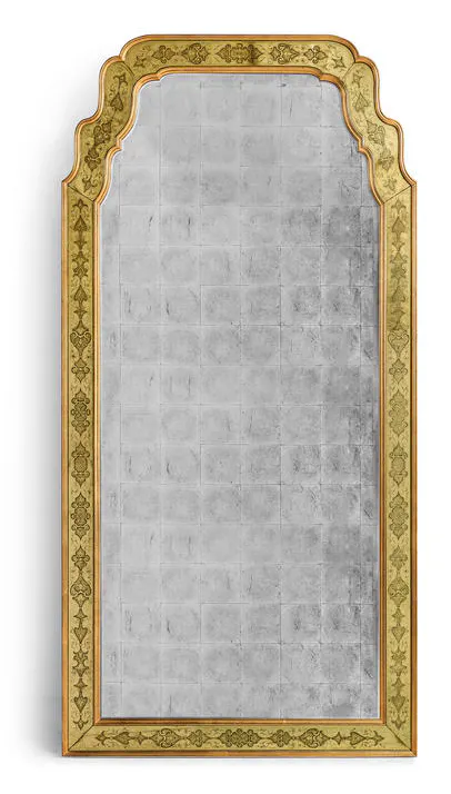 Jonathan Charles 007-3-310-EGL Adeline Gilded Floor Mirror Jonathan Charles 007-3-310-EGL Adeline Gilded Floor Mirror
