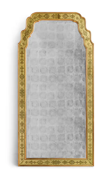 Jonathan Charles 007-3-310-EGL Adeline Gilded Floor Mirror Jonathan Charles 007-3-310-EGL Adeline Gilded Floor Mirror