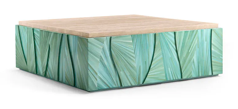 Jonathan Charles 001-3-BL0-BLS Seaglass Coffee Table Jonathan Charles 001-3-BL0-BLS Seaglass Coffee Table
