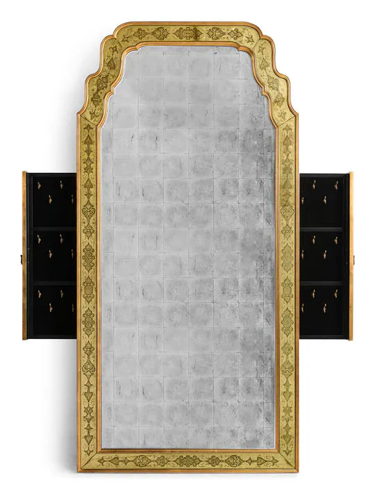 Jonathan Charles 007-3-310-EGL Adeline Gilded Floor Mirror Jonathan Charles 007-3-310-EGL Adeline Gilded Floor Mirror
