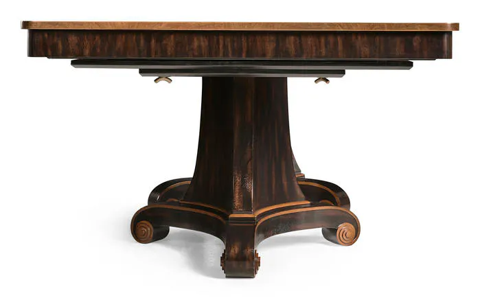 Jonathan Charles 007-2-A60-ABG Rosette Dining Table Jonathan Charles 007-2-A60-ABG Rosette Dining Table