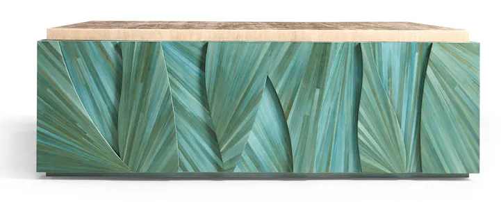 Jonathan Charles 001-3-BL0-BLS Seaglass Coffee Table Jonathan Charles 001-3-BL0-BLS Seaglass Coffee Table
