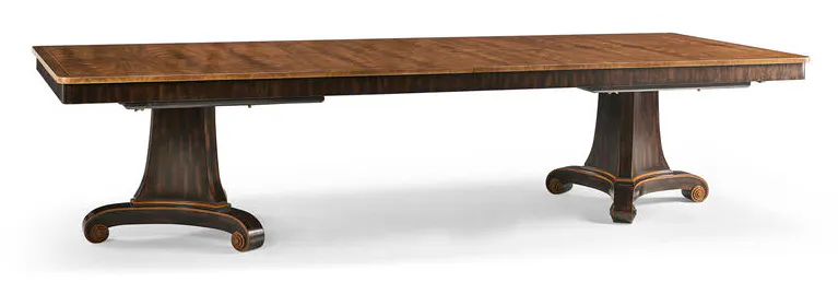 Jonathan Charles 007-2-A60-ABG Rosette Dining Table Jonathan Charles 007-2-A60-ABG Rosette Dining Table