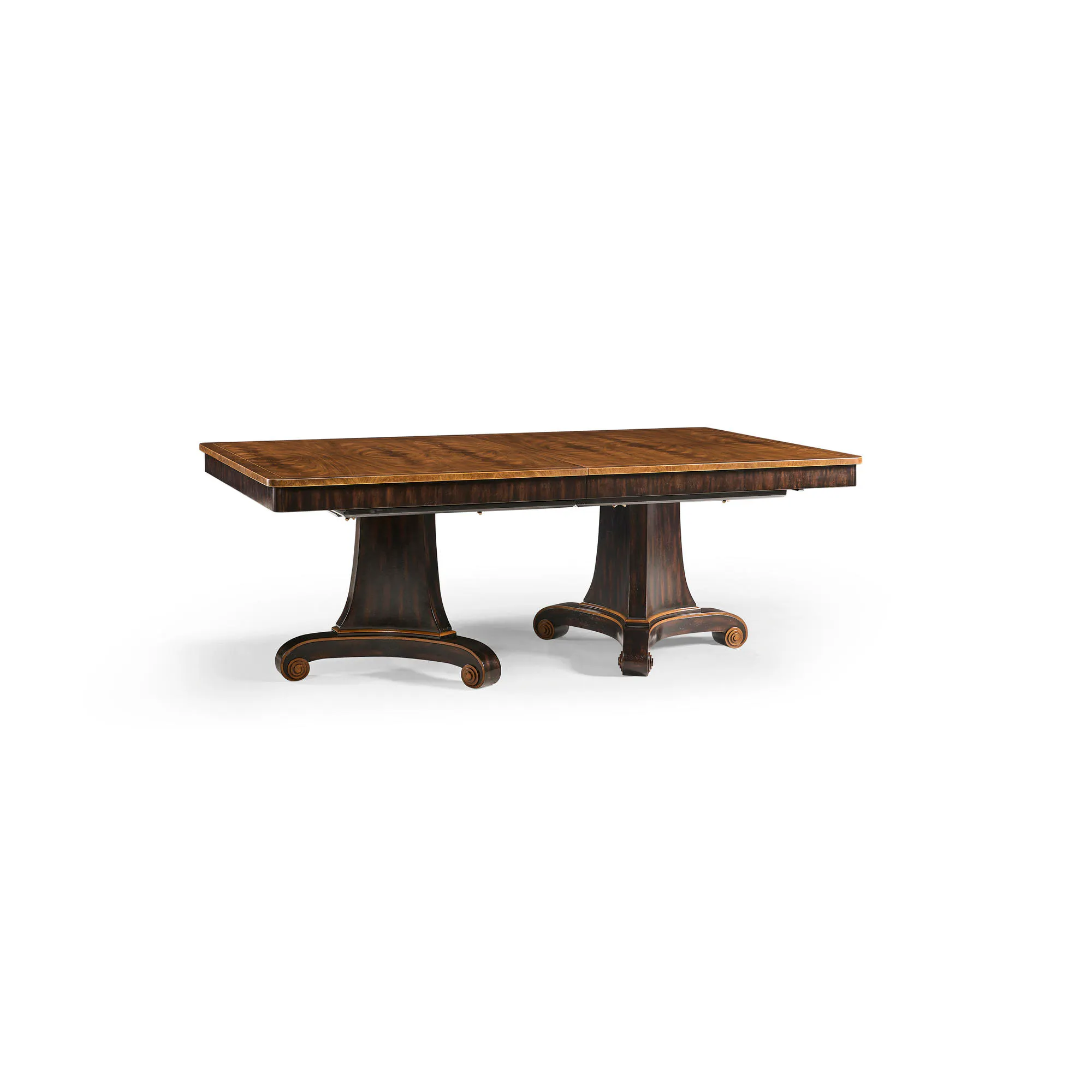 Jonathan Charles 007-2-A60-ABG Rosette Dining Table