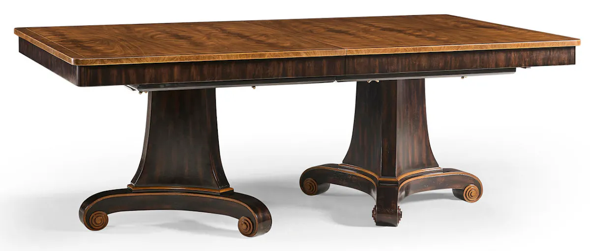 Jonathan Charles 007-2-A60-ABG Rosette Dining Table Jonathan Charles 007-2-A60-ABG Rosette Dining Table