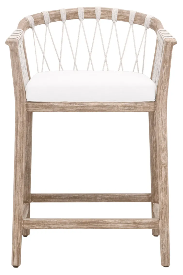 Essentials For Living 6800CS.WHT/LPPRL/NG Pacific Counter Chair Essentials For Living 6800CS.WHT/LPPRL/NG Pacific Counter Chair