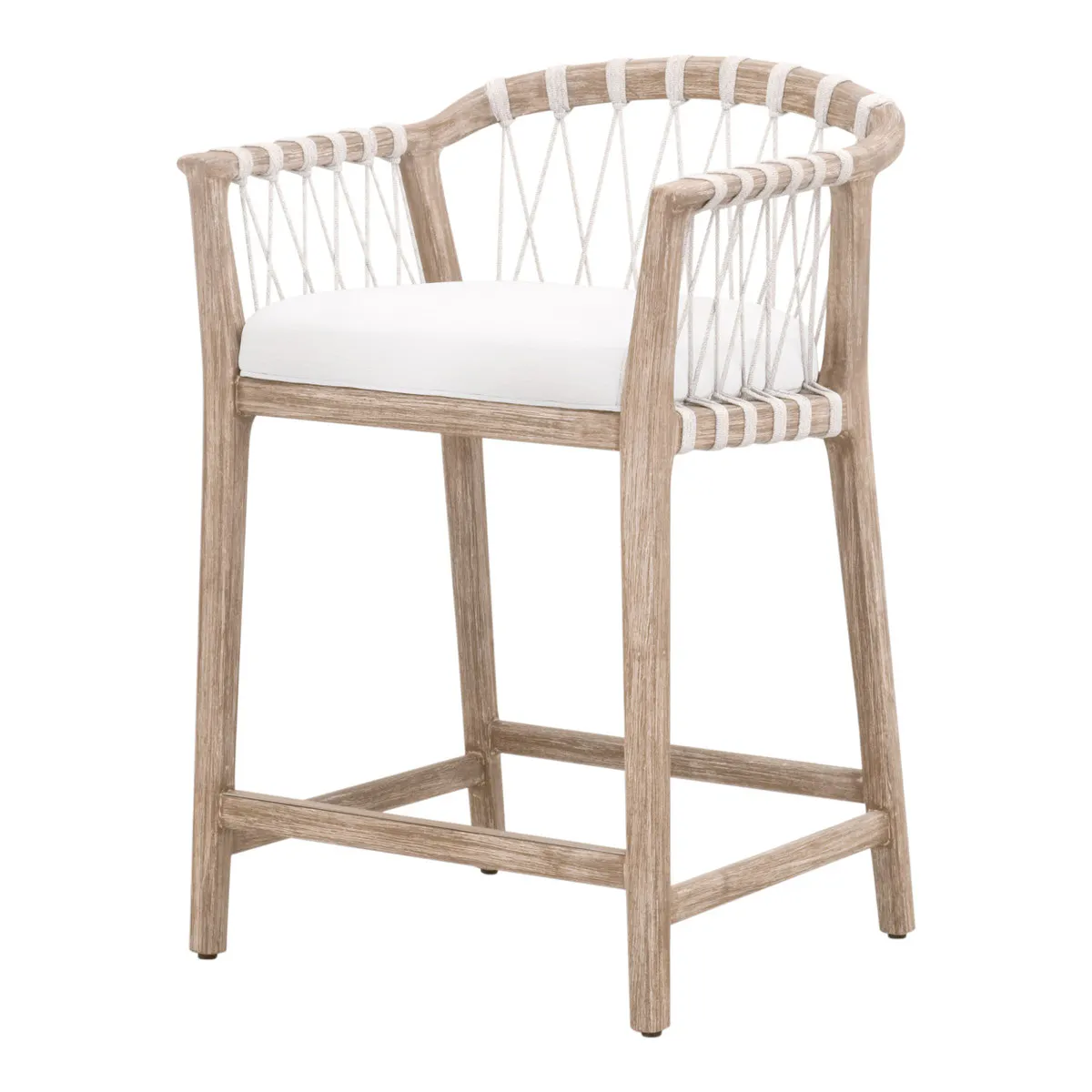 Essentials For Living 6800CS.WHT/LPPRL/NG Pacific Counter Chair