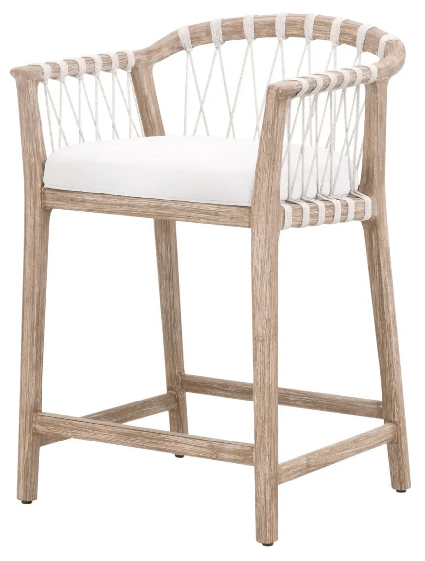 Essentials For Living 6800CS.WHT/LPPRL/NG Pacific Counter Chair Essentials For Living 6800CS.WHT/LPPRL/NG Pacific Counter Chair