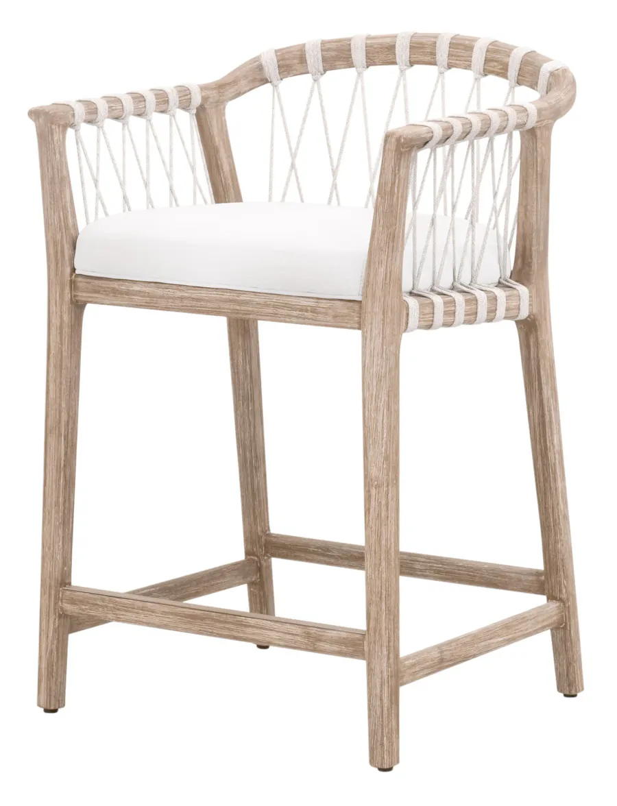 Essentials For Living 6800CS.WHT/LPPRL/NG Pacific Counter Chair Essentials For Living 6800CS.WHT/LPPRL/NG Pacific Counter Chair
