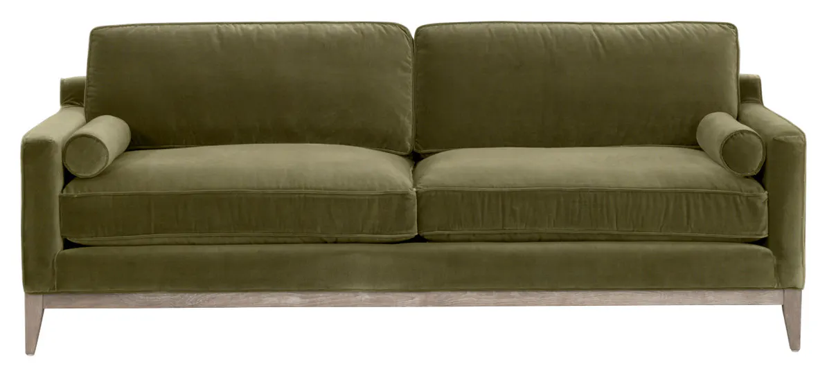 Essentials For Living 6602-3.OLV/NG Parker 86" Post Modern Sofa Essentials For Living 6602-3.OLV/NG Parker 86" Post Modern Sofa