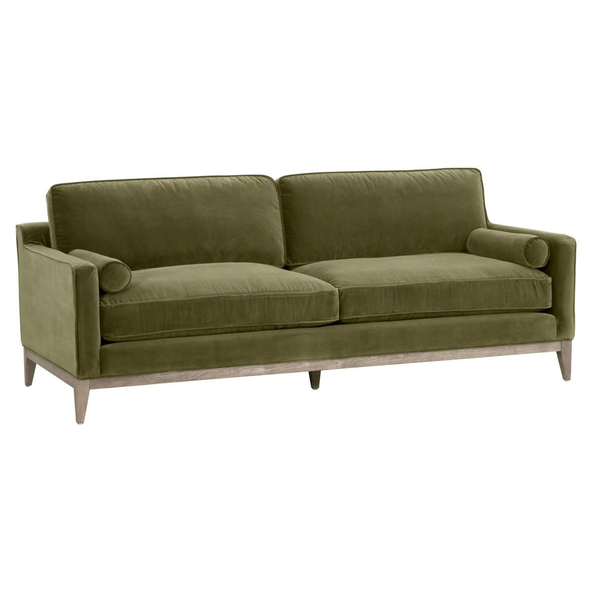 Essentials For Living 6602-3.OLV/NG Parker 86″ Post Modern Sofa