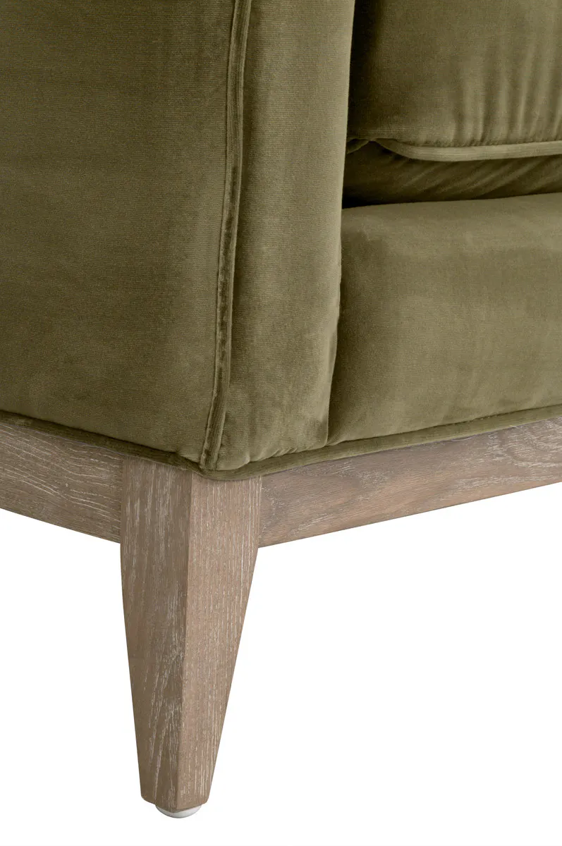 Essentials For Living 6602-3.OLV/NG Parker 86" Post Modern Sofa Essentials For Living 6602-3.OLV/NG Parker 86" Post Modern Sofa