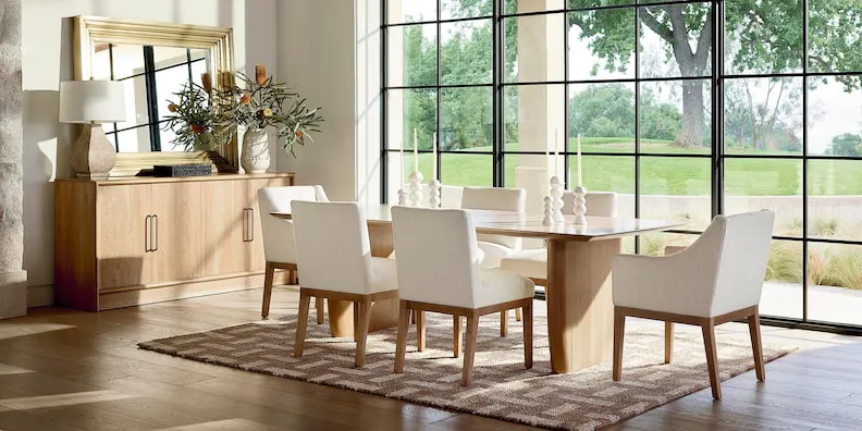 Bassett Furniture 4226-2450 Holt Upholstered Dining Arm Chair Bassett Furniture 4226-2450 Holt Upholstered Dining Arm Chair