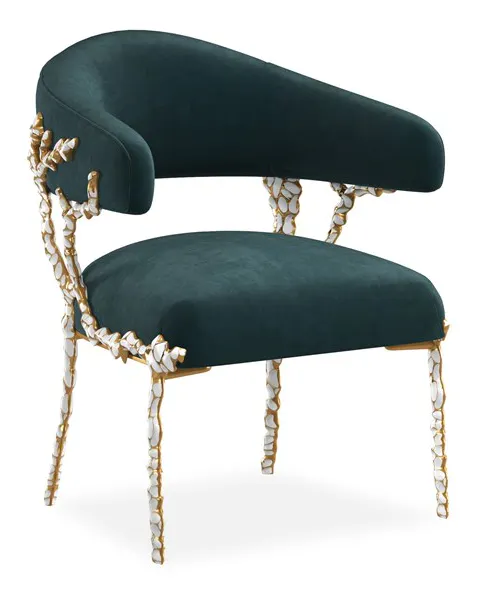 Caracole Furniture UPH-419-231-B Glimmer Of Hope Chair Caracole Furniture UPH-419-231-B Glimmer Of Hope Chair