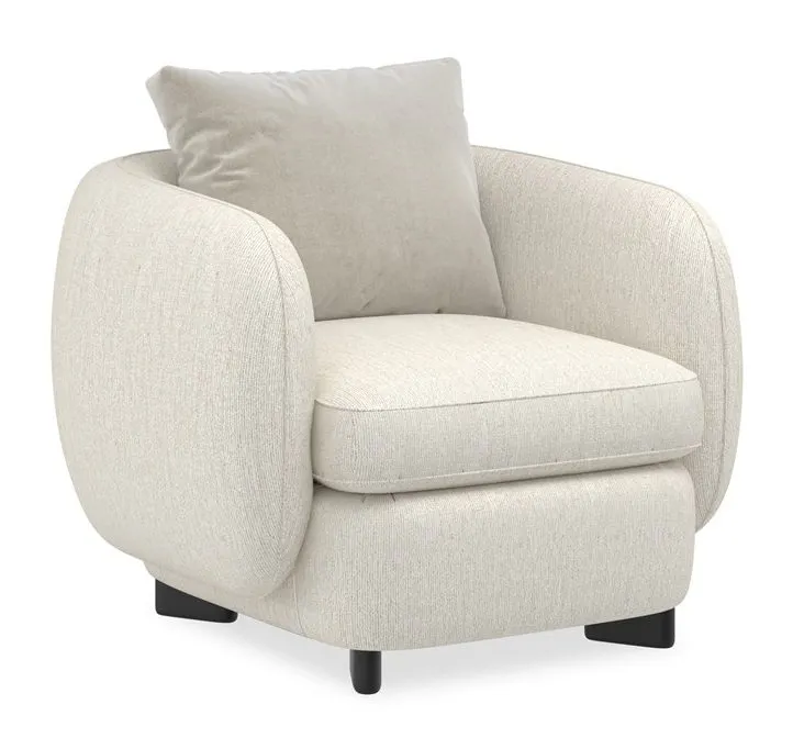 Caracole Furniture UPH-424-032-A Lumi Swivel Chair
