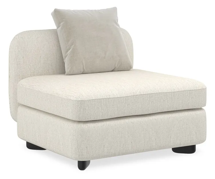 Caracole Furniture UPH-424-AC2-A Lumi Armless Chair Caracole Furniture UPH-424-AC2-A Lumi Armless Chair
