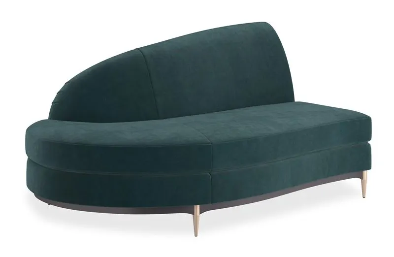 Caracole Furniture UPH-424-LH1-C Three’s Company LAF Chaise