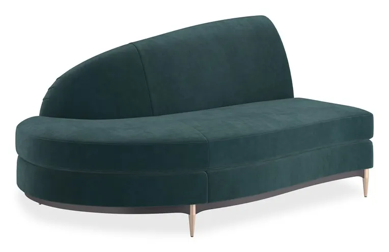 Caracole Furniture UPH-424-LH1-C Three's Company LAF Chaise Caracole Furniture UPH-424-LH1-C Three's Company LAF Chaise