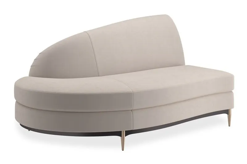 Caracole Furniture UPH-424-LH1-E Three’s Company LAF Chaise
