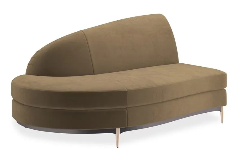Caracole Furniture UPH-424-LH1-F Three’s Company LAF Chaise