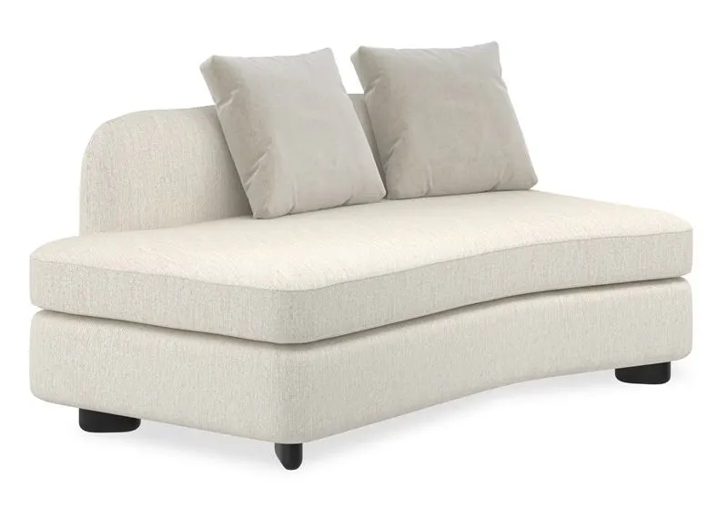 Caracole Furniture UPH-424-LH2-A Lumi LAF Chaise