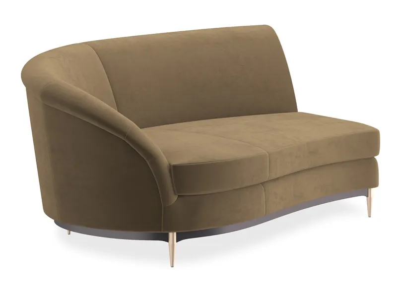 Caracole Furniture UPH-424-LS1-F Three's Company LAF Sofa Caracole Furniture UPH-424-LS1-F Three's Company LAF Sofa