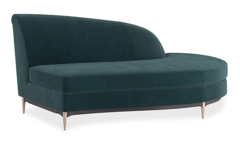 Caracole Furniture UPH-424-RH1-C Three’s Company RAF Chaise