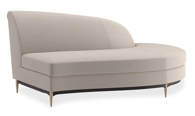 Caracole Furniture UPH-424-RH1-E Three’s Company RAF Chaise