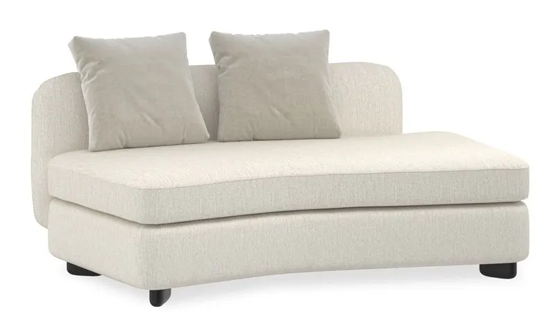 Caracole Furniture UPH-424-RH2-A Lumi RAF Chaise