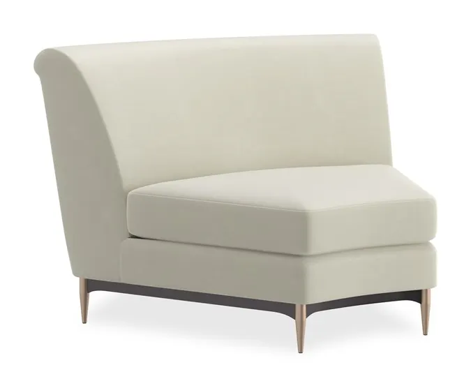 Caracole Furniture UPH-424-WE1-D Three's Company Wedge Caracole Furniture UPH-424-WE1-D Three's Company Wedge