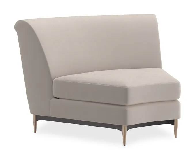 Caracole Furniture UPH-424-WE1-E Three's Company Wedge Caracole Furniture UPH-424-WE1-E Three's Company Wedge