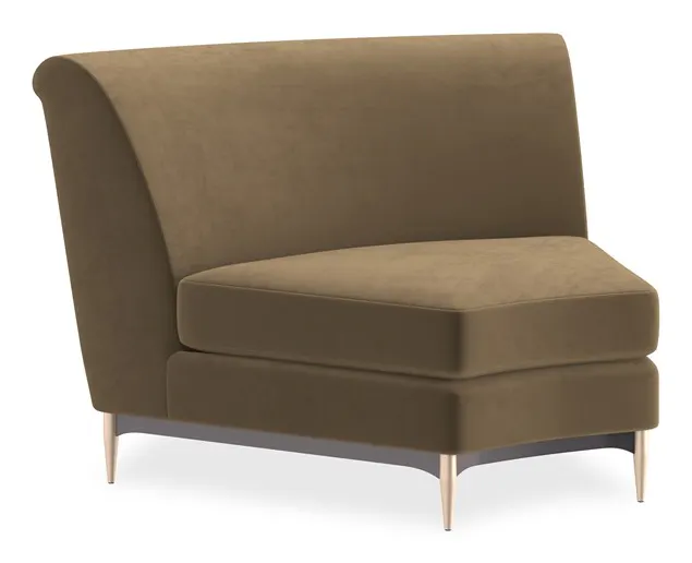 Caracole Furniture UPH-424-WE1-F Three's Company Wedge Caracole Furniture UPH-424-WE1-F Three's Company Wedge
