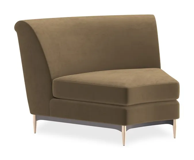 Caracole Furniture UPH-424-WE1-F Three's Company Wedge Caracole Furniture UPH-424-WE1-F Three's Company Wedge