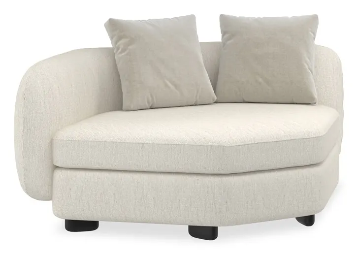 Caracole Furniture UPH-424-WE2-A Lumi Wedge Caracole Furniture UPH-424-WE2-A Lumi Wedge
