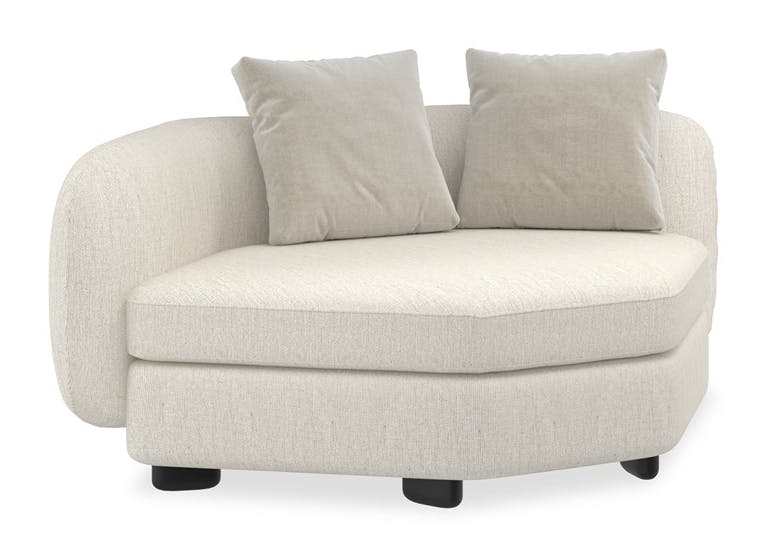 Caracole Furniture UPH-424-WE2-A Lumi Wedge Caracole Furniture UPH-424-WE2-A Lumi Wedge