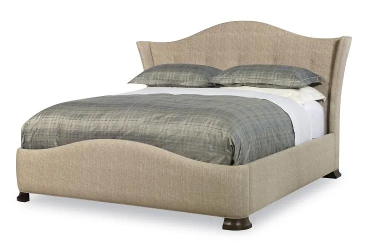 Century Furniture B1H-127 Baskin Upholstered Bed Cal King Size 6/0