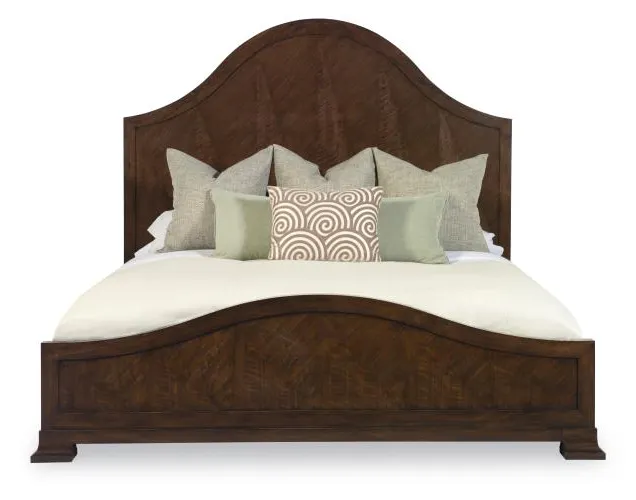 Century Furniture B19-146 Mcalpine Wood Panel Bed King Size 6/6 Century Furniture B19-146 Mcalpine Wood Panel Bed King Size 6/6