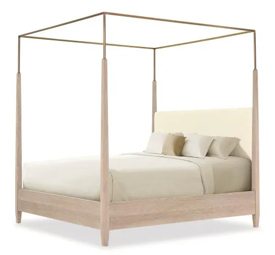 Century Furniture CA2-146 Cadence Metal Canopy Poster Bed - King 6/6 - Sand Cerused Century Furniture CA2-146 Cadence Metal Canopy Poster Bed - King 6/6 - Sand Cerused