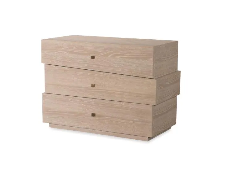 Century Furniture CA2-702 Cadence Three Drawer Chest Sand Cerused