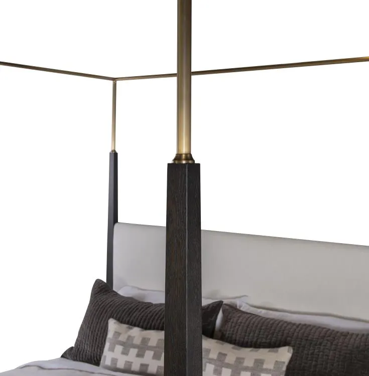 Century Furniture CA3-146 Cadence Metal Canopy Poster Bed King 6/6 Mocha Century Furniture CA3-146 Cadence Metal Canopy Poster Bed King 6/6 Mocha