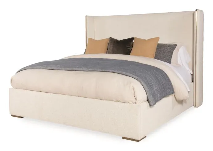 Century Furniture CAA-126 Cadence Upholstered Wing Bed - King 6/6 Century Furniture CAA-126 Cadence Upholstered Wing Bed - King 6/6