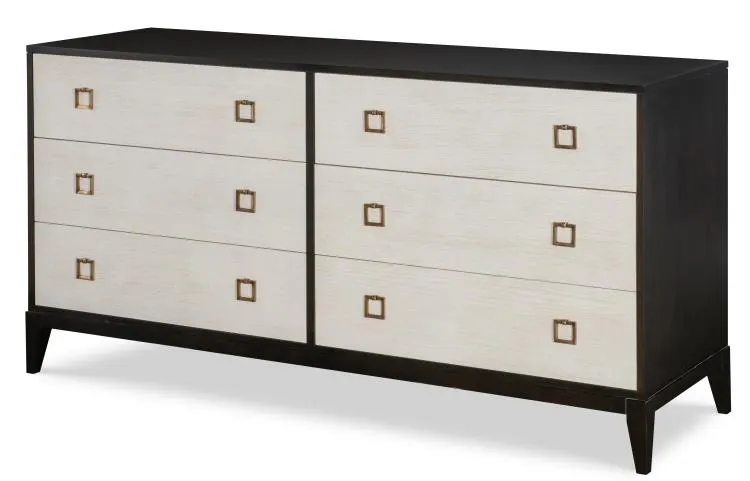Century Furniture CR1-201-V1 Stocked Six Drawer Low Dresser Century Furniture CR1-201-V1 Stocked Six Drawer Low Dresser