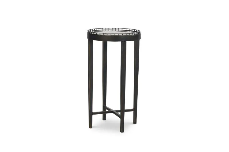 Century Furniture CSB-102-10 Logan Round Drink Table – Bronze