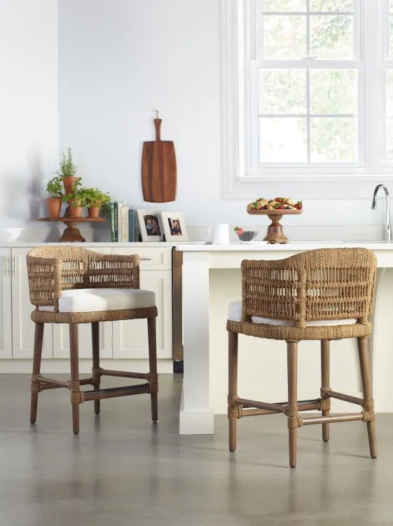 Century Furniture CT2108C-NT-FL Boca Counter Stool Natural/Flax Century Furniture CT2108C-NT-FL Boca Counter Stool Natural/Flax
