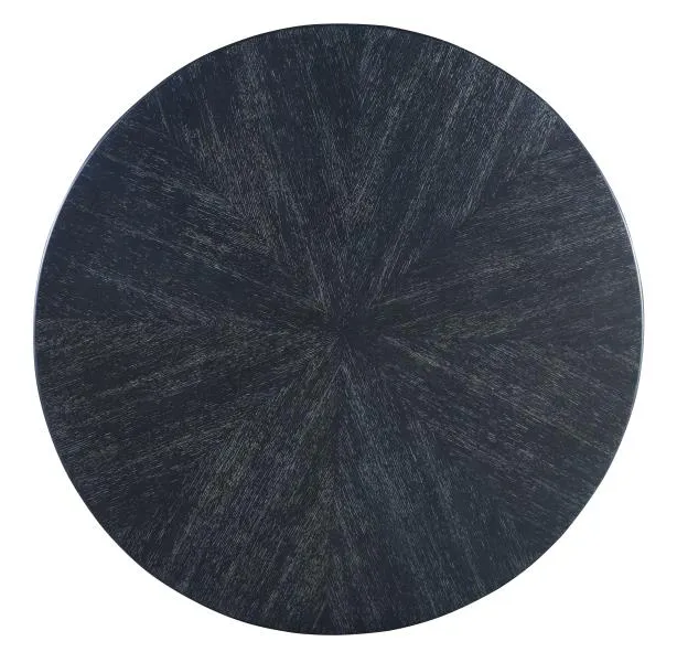 Century Furniture CT6045 Newlin Round Dining Table - Black Cerused Century Furniture CT6045 Newlin Round Dining Table - Black Cerused