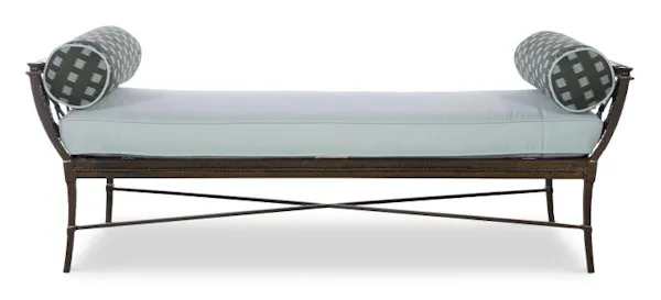 Century Furniture D12MB-40-1 Andalusia Metal Back Settee Century Furniture D12MB-40-1 Andalusia Metal Back Settee