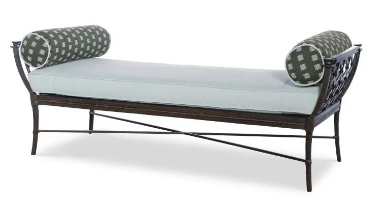 Century Furniture D12MB-40-1 Andalusia Metal Back Settee Century Furniture D12MB-40-1 Andalusia Metal Back Settee