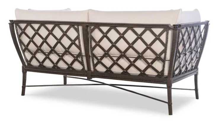 Century Furniture D12MB-42-1 Andalusia Metal Back Loveseat Century Furniture D12MB-42-1 Andalusia Metal Back Loveseat