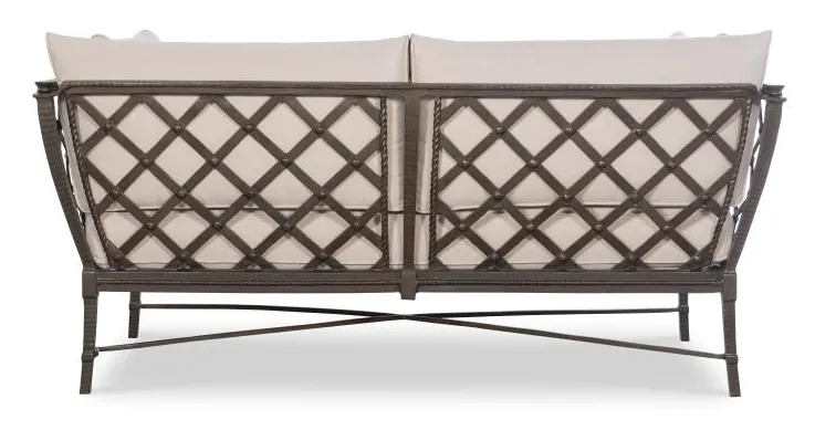 Century Furniture D12MB-42-1 Andalusia Metal Back Loveseat Century Furniture D12MB-42-1 Andalusia Metal Back Loveseat