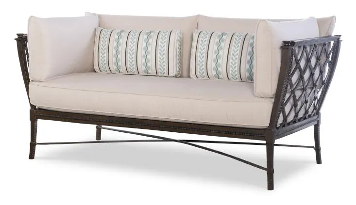 Century Furniture D12MB-42-1 Andalusia Metal Back Loveseat Century Furniture D12MB-42-1 Andalusia Metal Back Loveseat